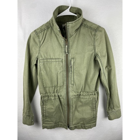 Madewell Womens Passage Utility Cargo Jacket Olive Army Green Size Extra Small - Picture 1 of 3